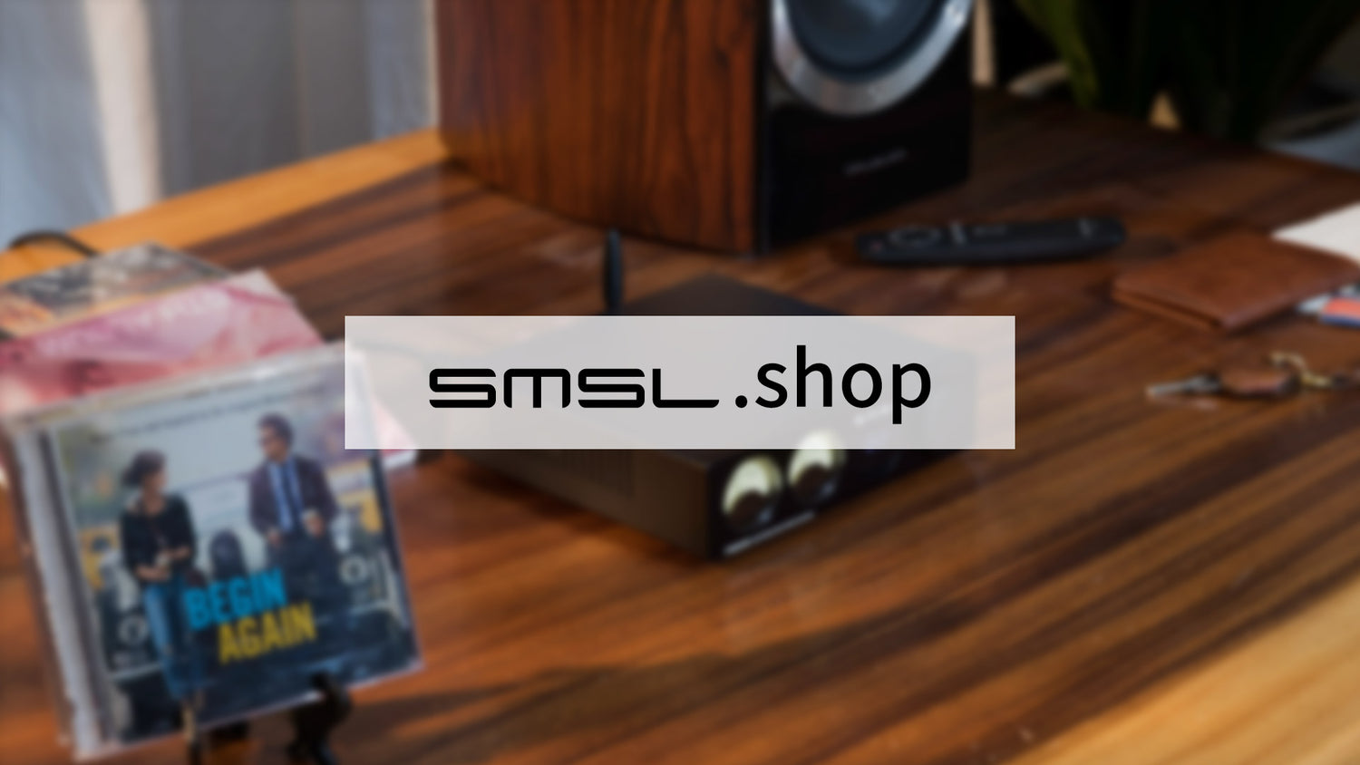 SMSL A200 2-channel amplifier with level display