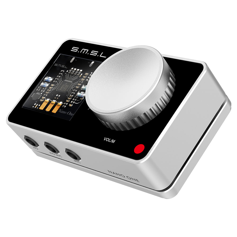 SMSL Nano ONE|Game Headset-Optimized Sound Card Magnetic Base